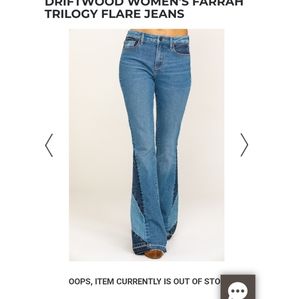 Free People Driftwood Farrah Trilogy Flare Jeans
